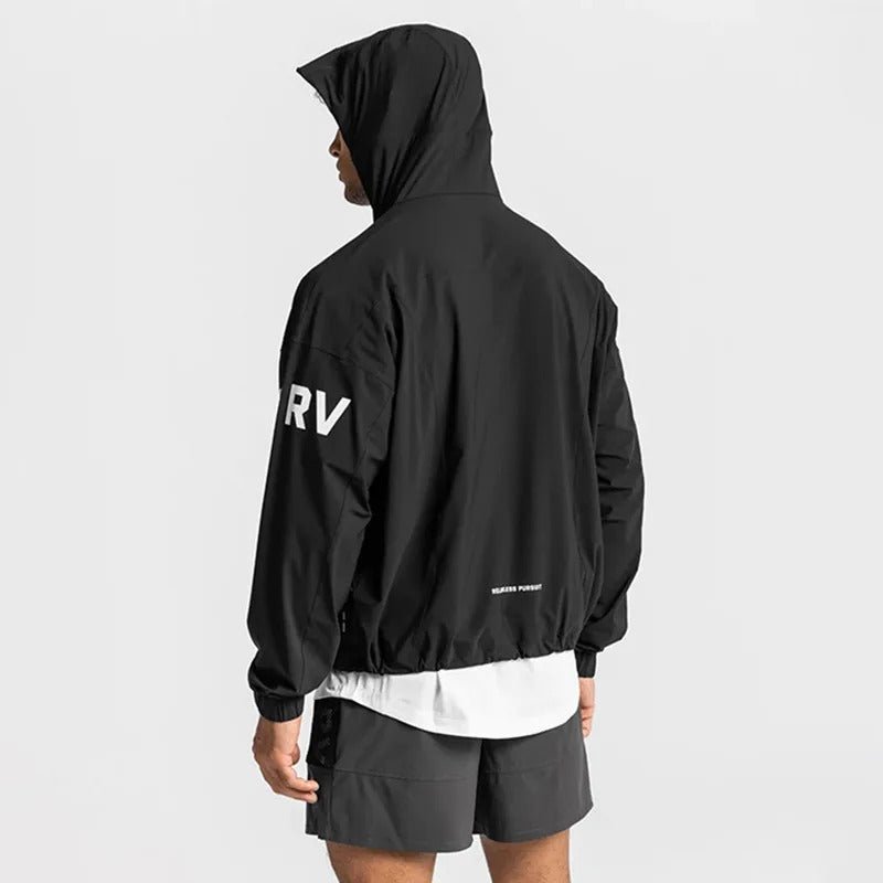 Sporty Anorak Jacket with Front Zipper - Harren Cole