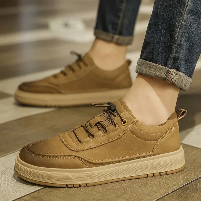 Stylish Leather Sneakers for Men - Harren Cole