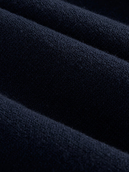 Textured Knit Oversized Crewneck Sweater - Harren Cole
