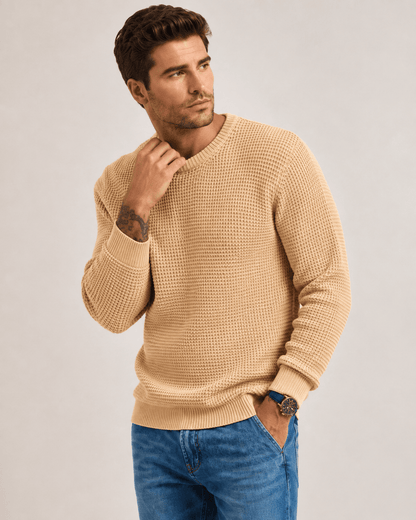 Textured Knit Pullover - Harren Cole