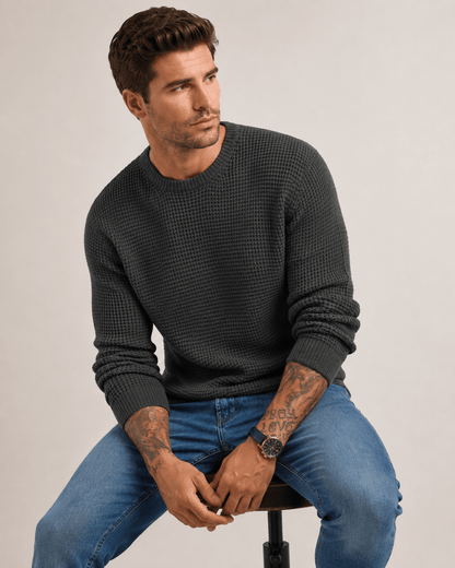 Textured Knit Pullover - Harren Cole