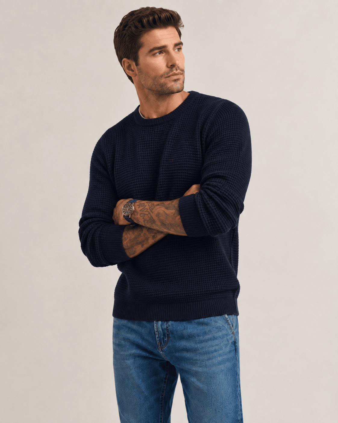 Textured Knit Pullover - Harren Cole