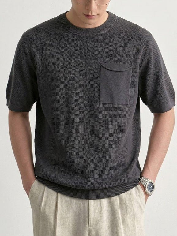Textured Relaxed Fit Polo Shirt - Harren Cole