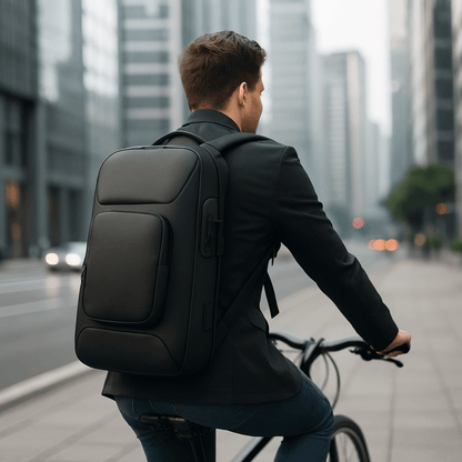 Waterproof Anti - Theft Backpack with USB Charging Port - Harren Cole