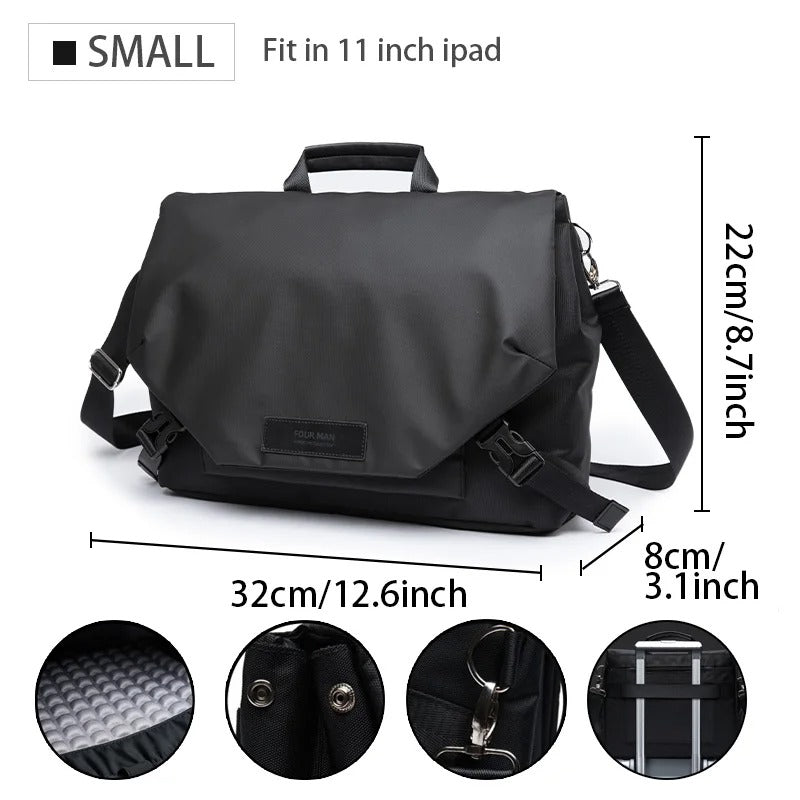 Waterproof Messenger Bag for Work & Travel - Harren Cole